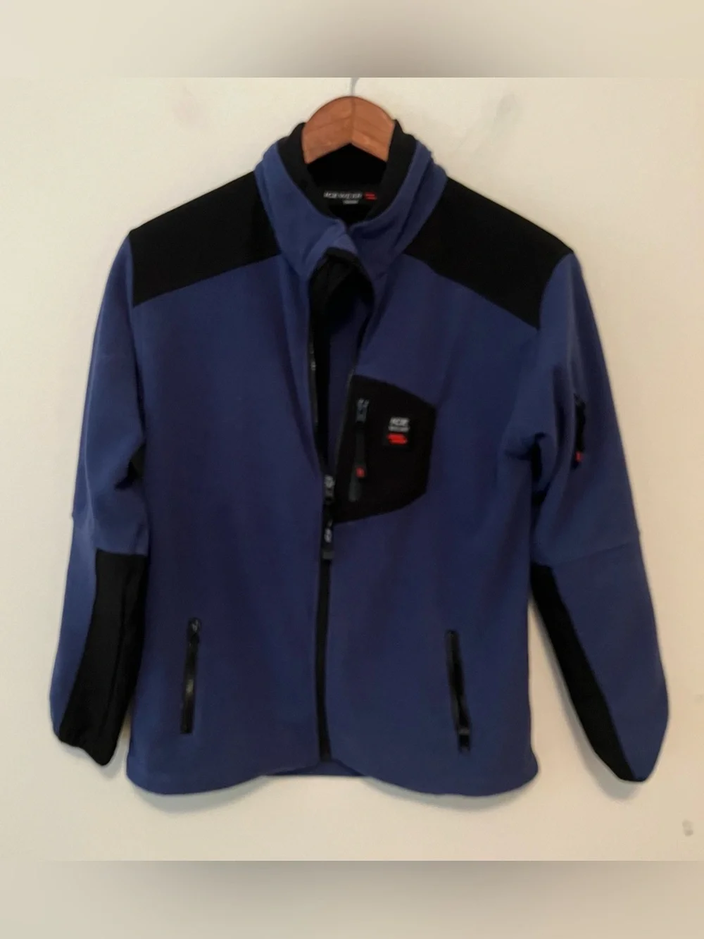 Icewear Fleece Jacket Boys XL Blue Outdoor Lightweight Pockets Full Zip Kids